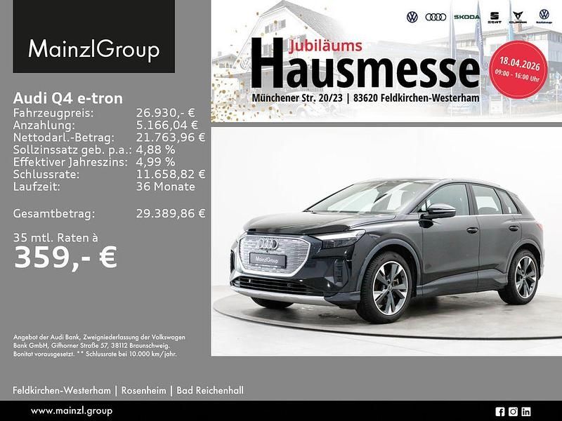 Gebraucht Audi Q4 e-tron Ambiente 150 kW (204 PS) 2022 Mythosschwarz metallic SUV