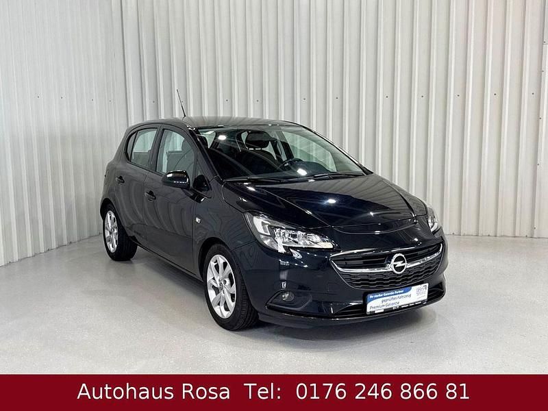 Gebraucht Opel Corsa Edition 90 PS (66 kW) 2015 Schwarz Kleinwagen