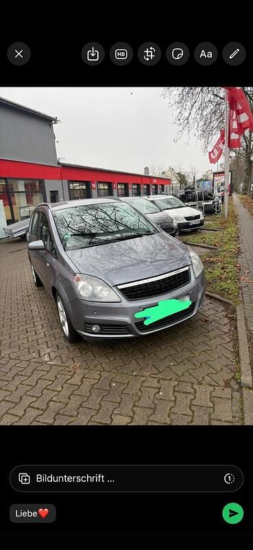 Gebraucht Opel Zafira 150 PS (110 kW) 2005 Blau Van / Kleinbus