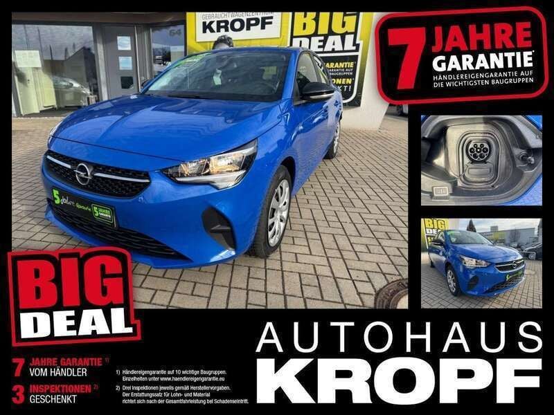 Perl blau/voltaik blau Gebraucht 2022 Opel Corsa-e Edition Kleinwagen | 14.490 € (Superpreis) - Bild 1/4