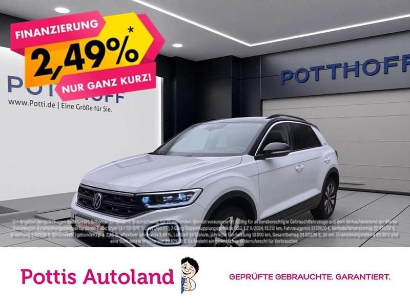 Weiss Gebraucht 2025 VW T-Roc Goal SUV | 29.477 € (Superpreis) - Bild 1/4
