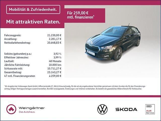 Gebraucht Skoda Fabia Style 110 PS (80 kW) 2023 Schwarz Kleinwagen