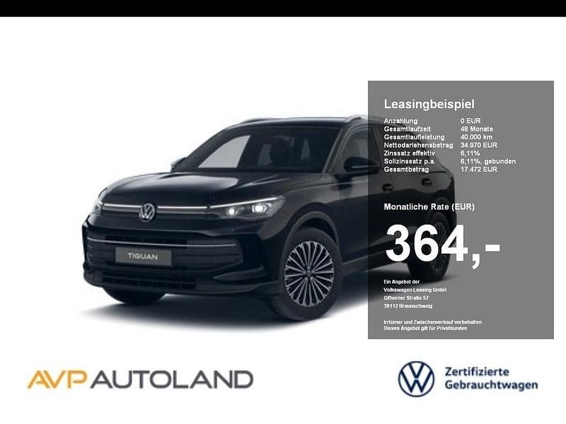 Grenadillschwarz (metallic) Gebraucht 2025 VW Tiguan Goal SUV | 34.970 € (Guter Preis) - Bild 1/4