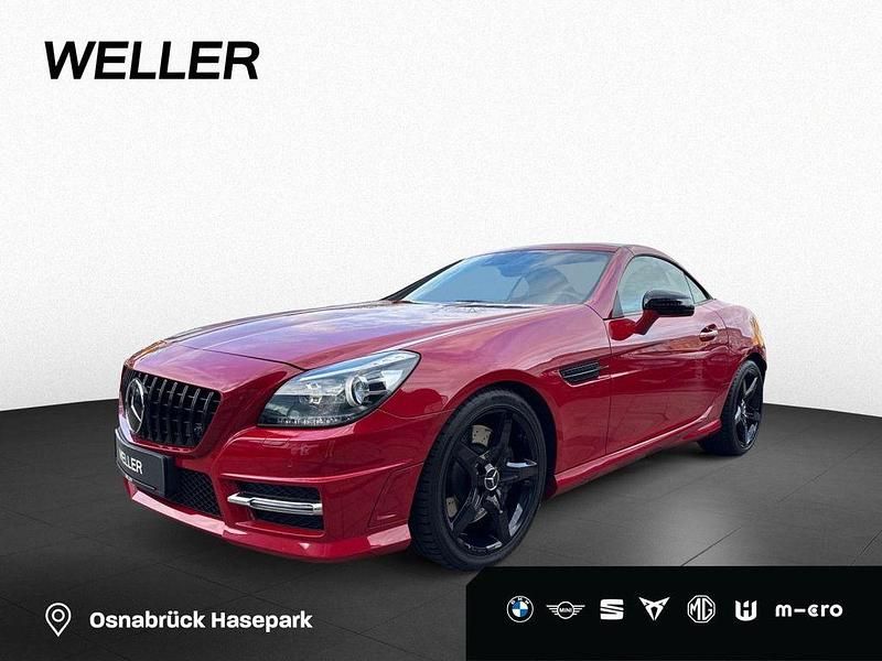 Rot Gebraucht 2015 Mercedes SLK300 AMG Cabrio | 26.900 € - Bild 1/4
