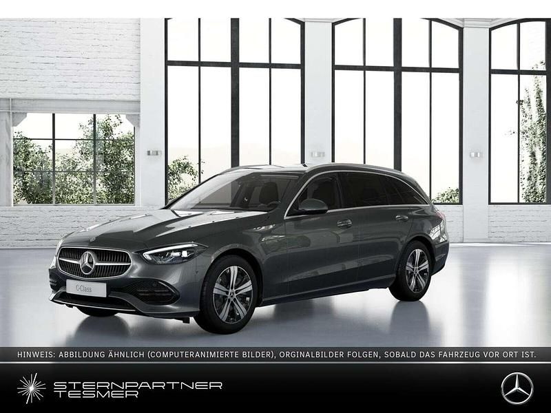 Selenitgrau metallic Gebraucht 2023 Mercedes C220 Avantgarde Kombi | 29.450 € (Superpreis) - Bild 1/4