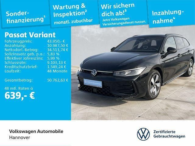 Gebraucht VW Passat R-line 177 PS (130 kW) 2025 Grenadillschwarz metallic Kombi