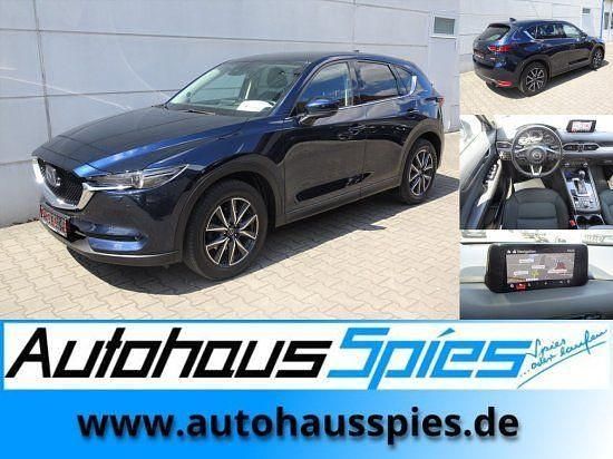Deep crystal blue Gebraucht 2018 Mazda CX-5 Sports-Line SUV | 15.990 € (Etwas zu teuer) - Bild 1/4