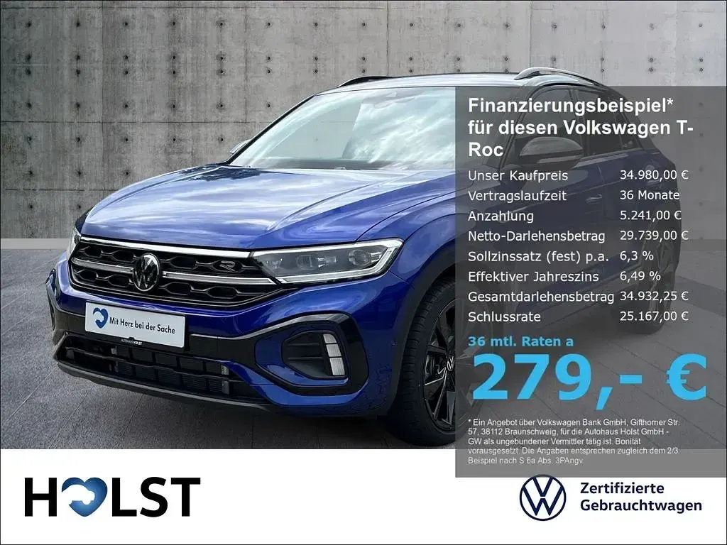 Gebraucht VW T-Roc R-line 150 PS (110 kW) 2025 SUV