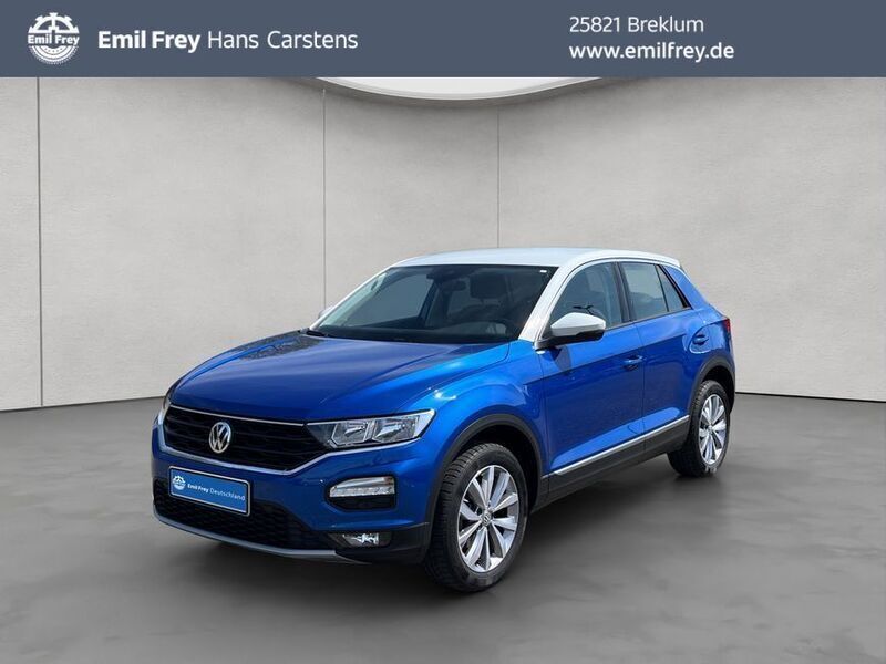 Blau Gebraucht 2018 VW T-Roc Style SUV | 17.980 € (Fairer Preis) - Bild 1/4