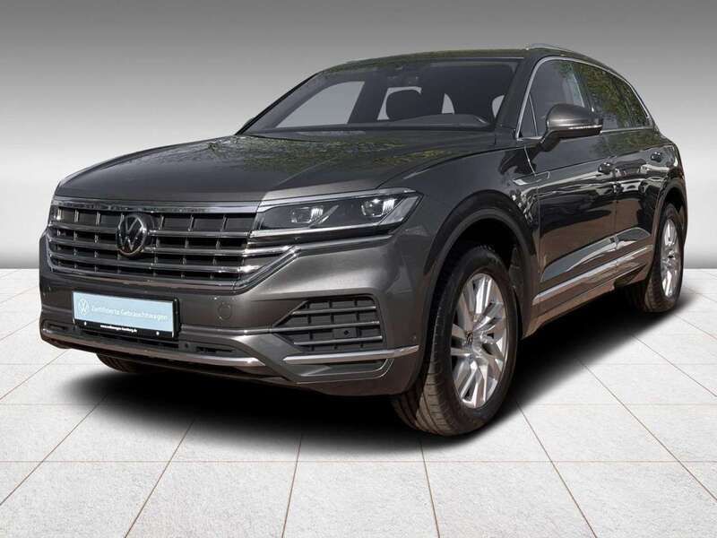 3m siliziumgrau metallic Gebraucht 2021 VW Touareg Elegance SUV | 48.889 € (Superpreis) - Bild 1/4