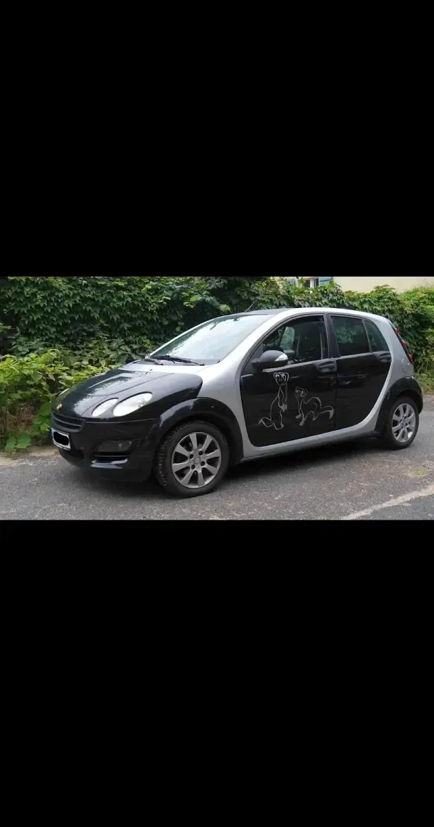 Używany Smart ForFour 75 KM (55 kW) 2005 Czarny Hatchback