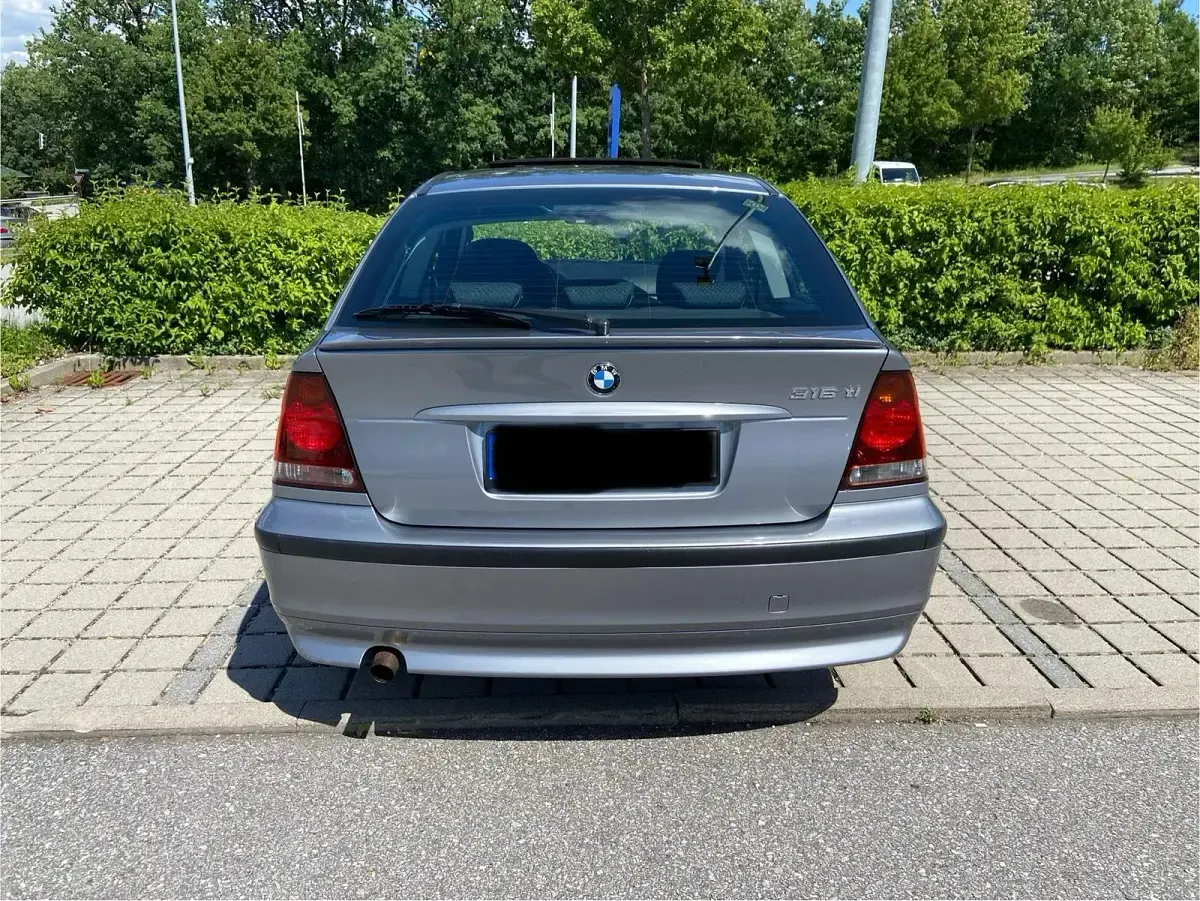 Gebraucht BMW 316 Compact 116 PS (85 kW) 2005 Silber Kleinwagen