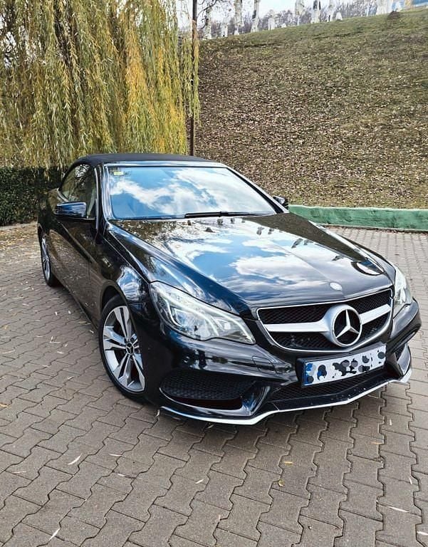 Schwarz Gebraucht 2014 Mercedes E220 AMG Cabrio | 15.990 € (Fairer Preis) - Bild 1/4