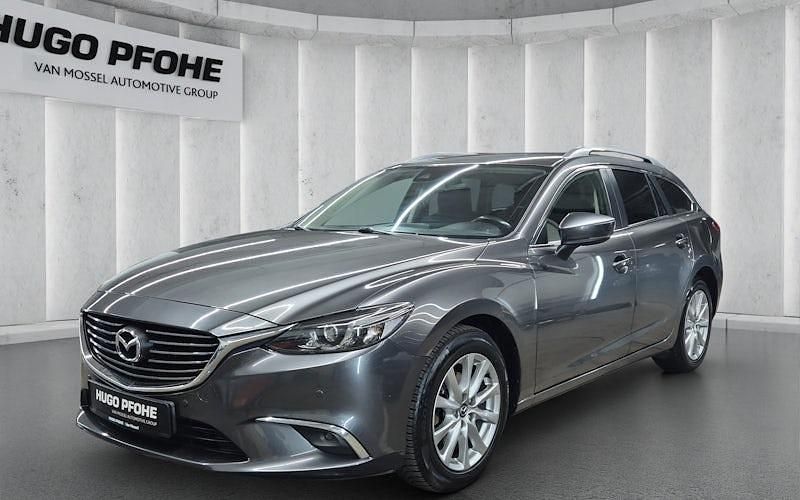 Gebraucht Mazda 6 Exclusive-Line 150 PS (110 kW) 2017 Matrixgrau metallic Kombi