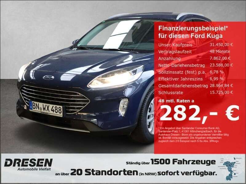 Blazerblau Gebraucht 2023 Ford Kuga Titanium SUV | 25.990 € (Superpreis) - Bild 1/4