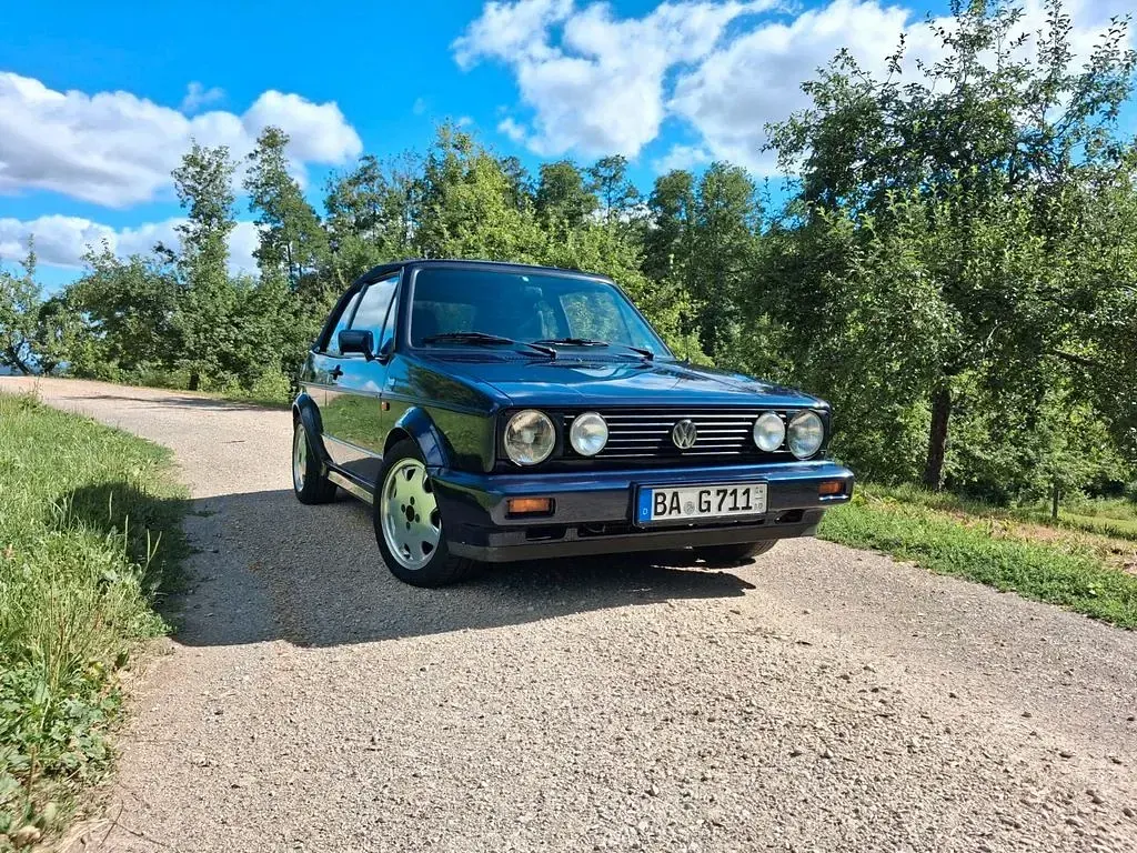 Gebraucht VW Golf Cabriolet Classicline 98 PS (72 kW) 1992 Blau Cabrio