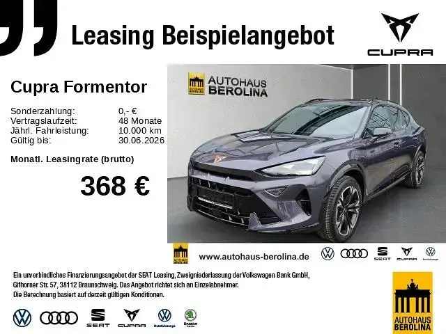 Używany Cupra Formentor 150 KM (110 kW) 2026 Purpurowy SUV