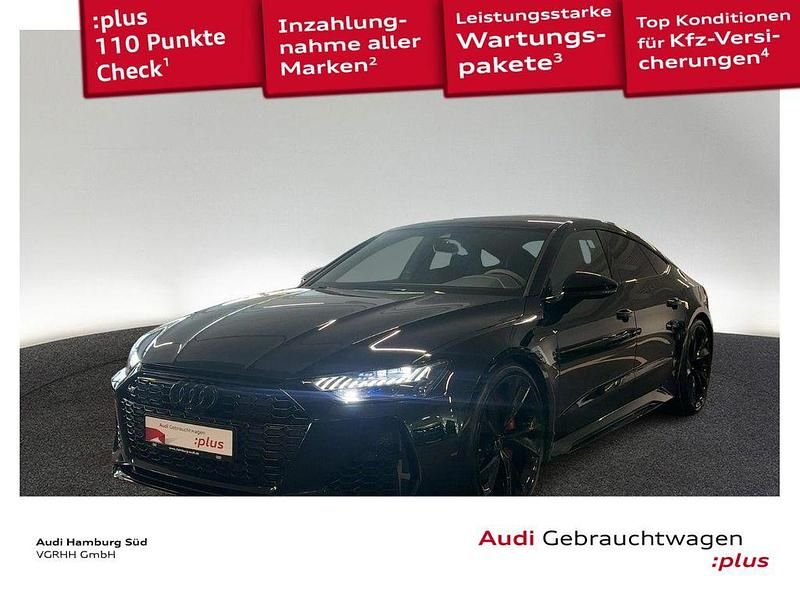 Mythosschwarz metallic Gebraucht 2022 Audi RS7 Sportback Ambiente Kleinwagen | 94.410 € - Bild 1/3
