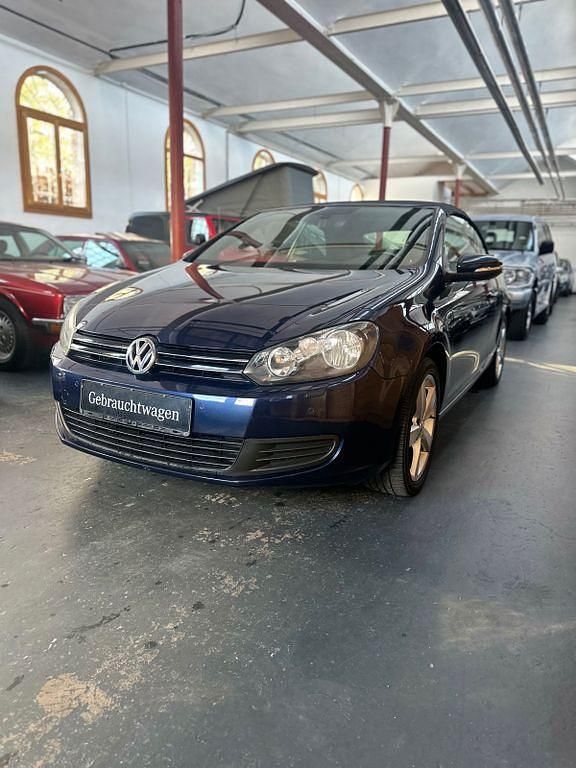Blau Gebraucht 2013 VW Golf Cabriolet Basis Cabrio | 5.990 € (Guter Preis) - Bild 1/4