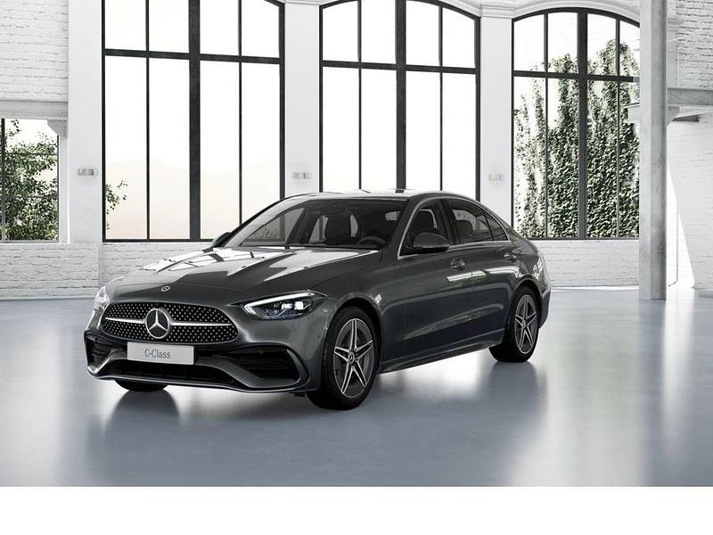 Metalliclack selenitgrau (metallic) Gebraucht 2024 Mercedes C200 Advanced Limousine | 40.899 € (Fairer Preis) - Bild 1/4