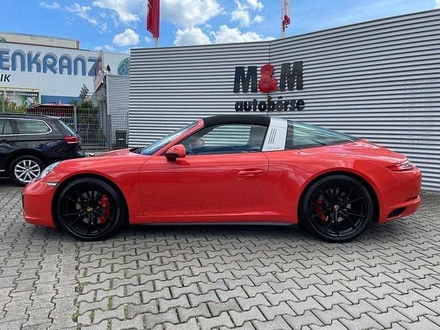 Gebraucht Porsche 911 Targa 4S Chrono 420 PS (308 kW) 2016 Orange Cabrio