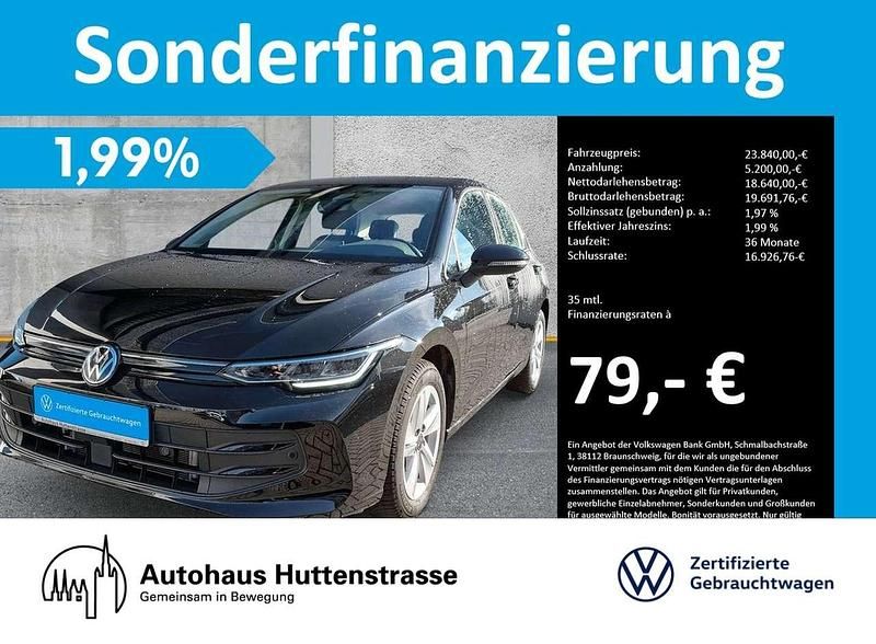Außenfarbe: Gebraucht 2024 VW Golf VIII Life Limousine | 22.620 € (Guter Preis) - Bild 1/4