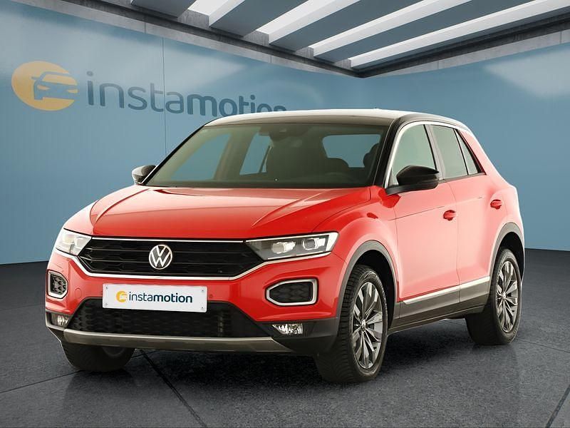 Rot Gebraucht 2021 VW T-Roc SUV | 24.599 € (Fairer Preis) - Bild 1/4