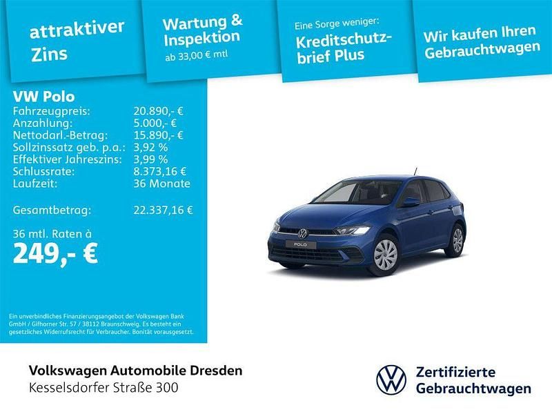 Blau Gebraucht 2025 VW Polo Life Limousine | 20.890 € (Fairer Preis) - Bild 1/4