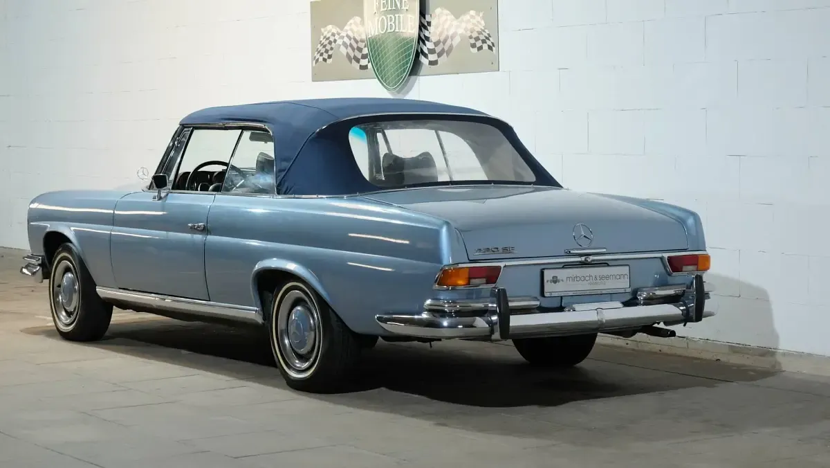 Gebraucht Mercedes 220 SE 120 PS (88 kW) 1963 Blau Cabrio