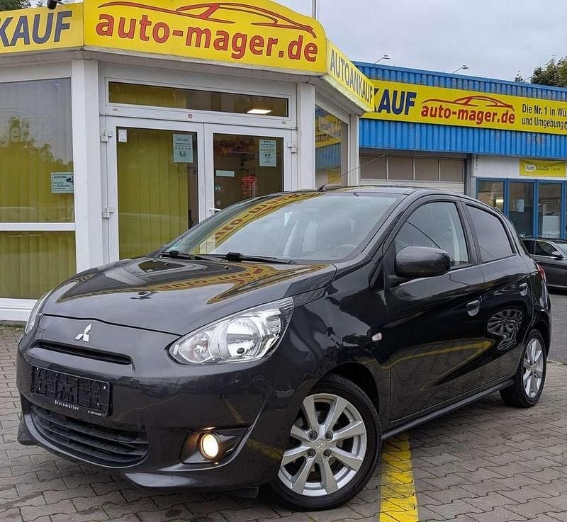 Grau Gebraucht 2013 Mitsubishi Space Star Kleinwagen | 4.850 € (Guter Preis) - Bild 1/4