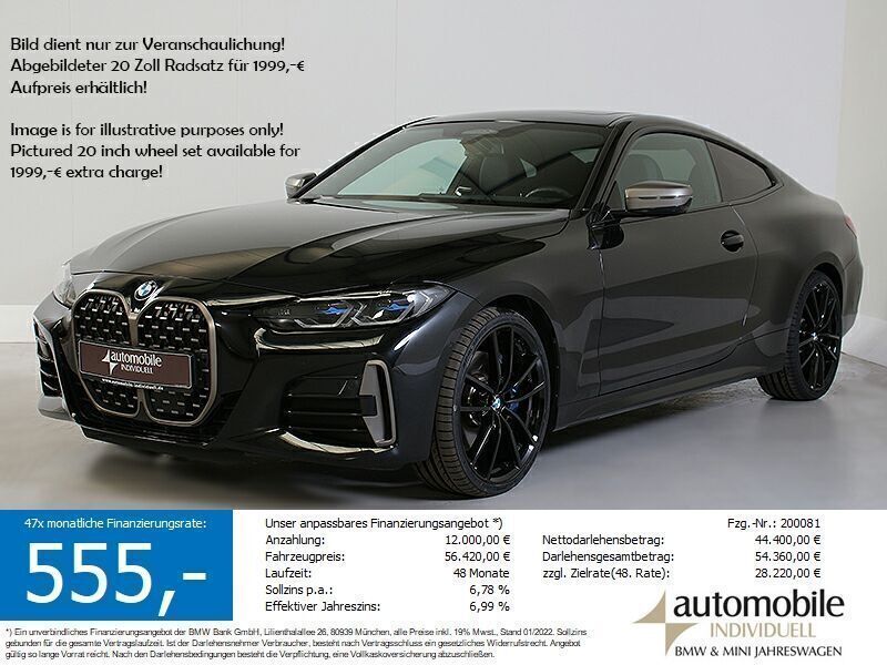 Schwarz Gebraucht 2024 BMW M440 M Sport Limousine | 53.239 € (Guter Preis) - Bild 1/4