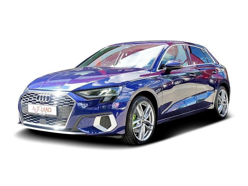Blau Gebraucht 2021 Audi A3 Sportback e-tron Advanced Plus Kleinwagen | 23.950 € (Fairer Preis) - Bild 1/4