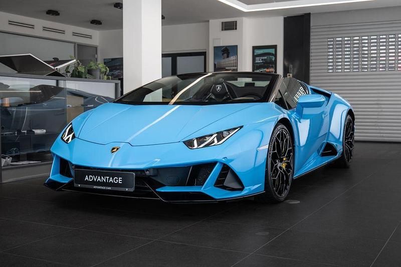 Blau Gebraucht 2024 Lamborghini Huracán Cabrio | 362.000 € (Teuer) - Bild 1/4
