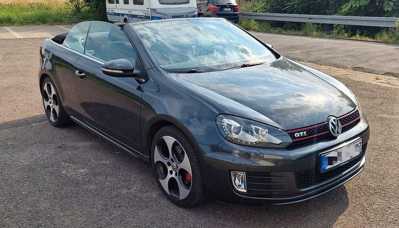 Grau Gebraucht 2013 VW Golf Cabriolet GTI Cabrio | 11.950 € (Guter Preis) - Bild 1/4