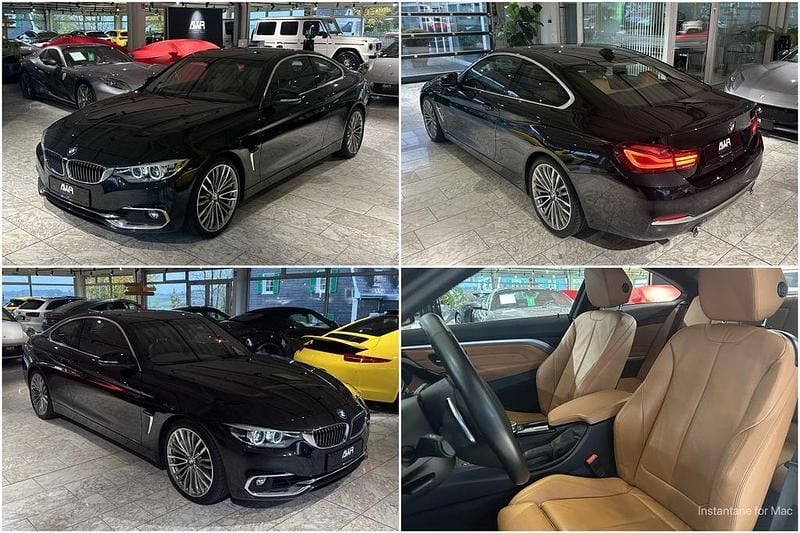 Black sapphire metallic Gebraucht 2019 BMW 440 Luxury Line Coupé | 32.980 € (Guter Preis) - Bild 1/4