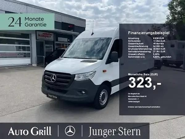 Arktikweiss Gebraucht 2023 Mercedes Sprinter Van | 33.296 € (Superpreis) - Bild 1/4