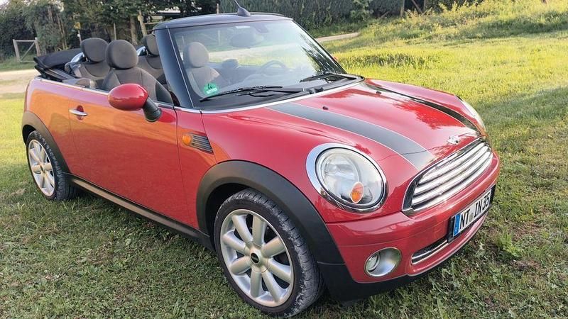 Rot Gebraucht 2009 Mini Cooper Cabriolet Cabrio | 5.650 € (Guter Preis) - Bild 1/4