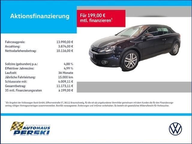 Gebraucht 2014 VW Golf VII Cabrio | 12.990 € (Fairer Preis) - Bild 1/4