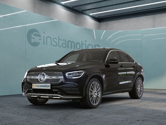 Schwarz Gebraucht 2022 Mercedes GLC220 AMG Coupé | 53.496 € (Fairer Preis) - Bild 1/2