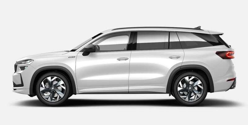 Moonweiß perleffekt Neu 2025 Skoda Kodiaq SportLine SUV | 44.689 € (Fairer Preis) - Bild 1/3