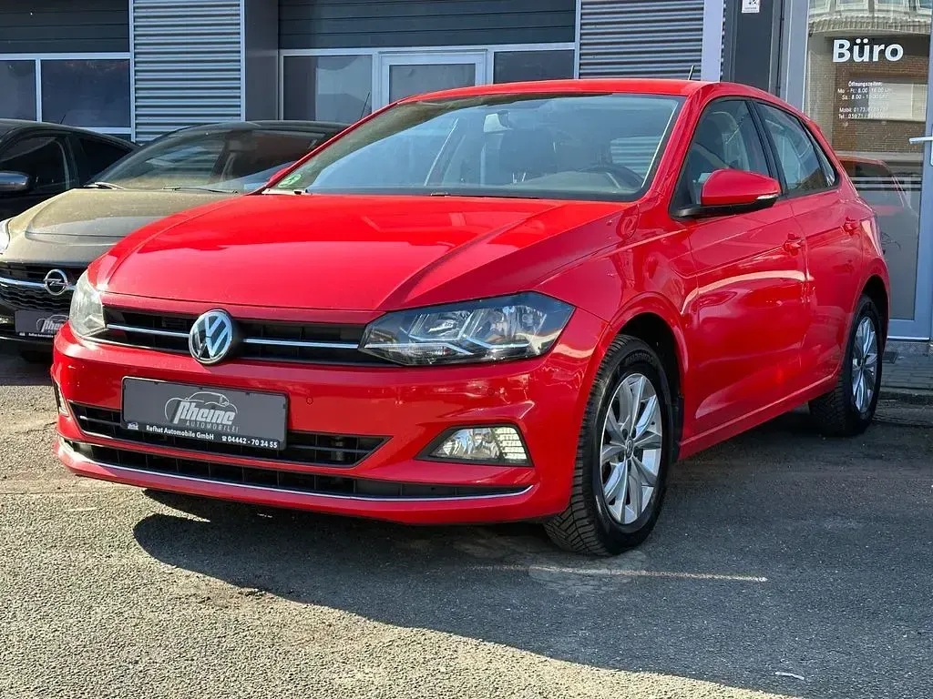 Gebraucht VW Polo Highline 95 PS (69 kW) 2018 Rot Kleinwagen