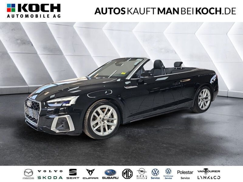 Schwarz Gebraucht 2022 Audi A5 Cabriolet S-Line Cabrio | 44.900 € (Fairer Preis) - Bild 1/4