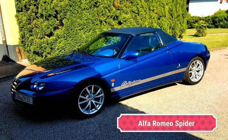 Blau Gebraucht 2005 Alfa Romeo Spider Cabrio | 9.990 € (Fairer Preis) - Bild 1/4