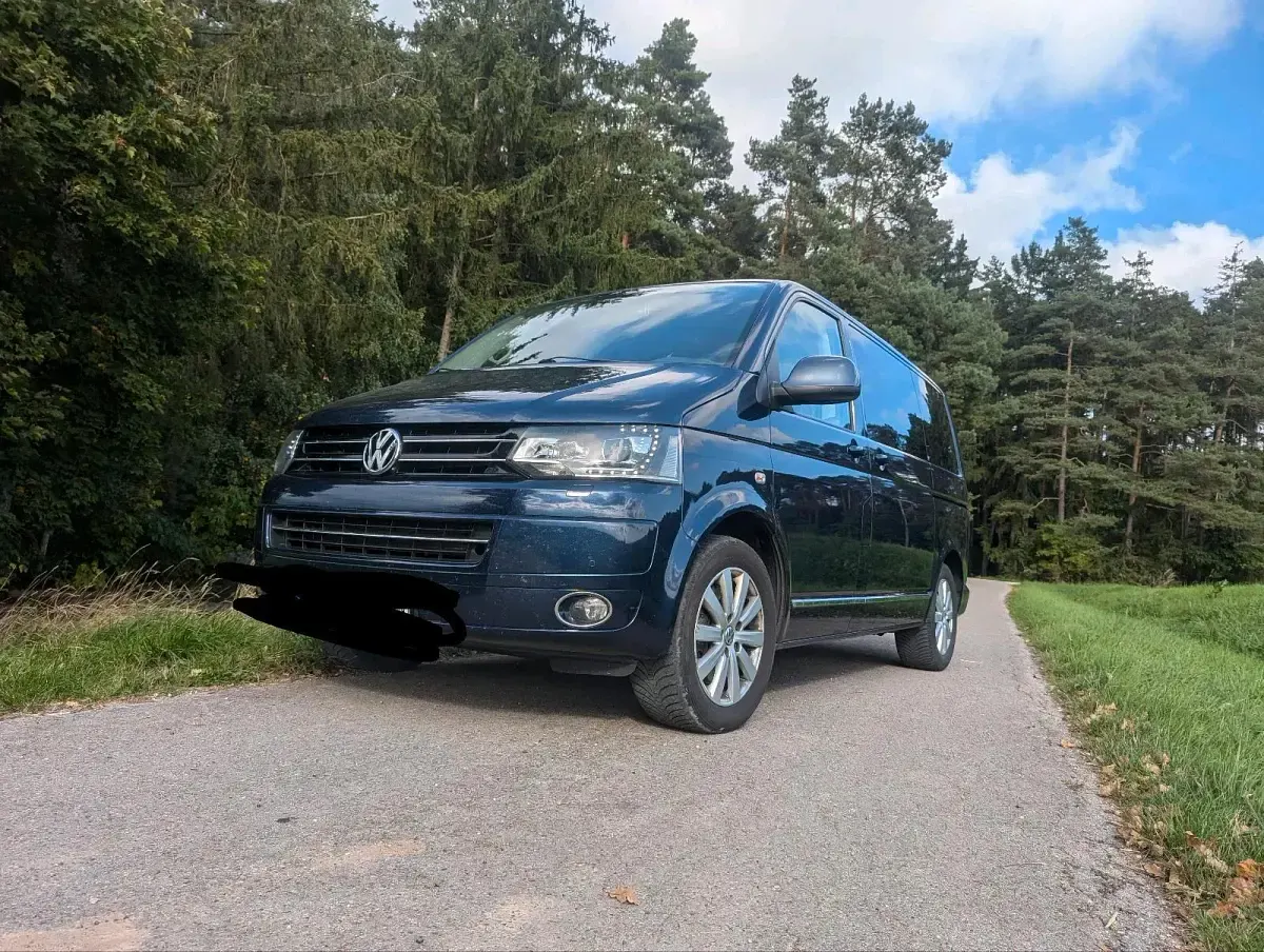 Usata VW T5 Highline 175 CV (128 kW) 2013 Blu Furgone