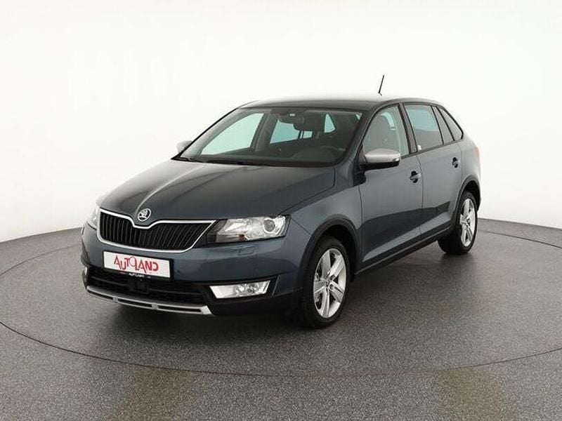 Grau Gebraucht 2016 Skoda Rapid ScoutLine Limousine | 14.990 € (Teuer) - Bild 1/4