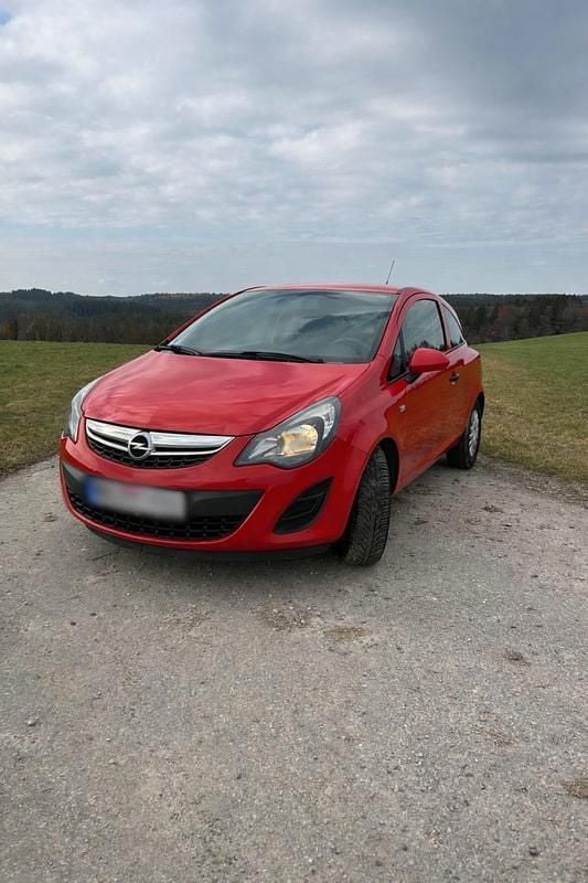 Gebraucht Opel Corsa 69 PS (50 kW) 2014 Rot Kleinwagen