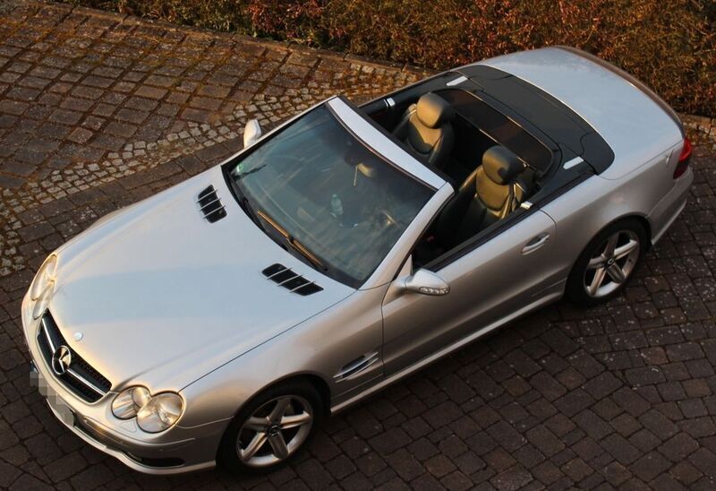 Silber Gebraucht 2001 Mercedes SL500 AMG Cabrio | 18.900 € (Teuer) - Bild 1/4