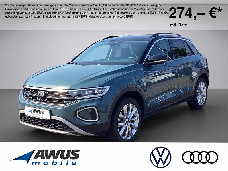 Gebraucht VW T-Roc Move 150 PS (110 kW) 2024 Blau / petroleum blue (metallic) SUV