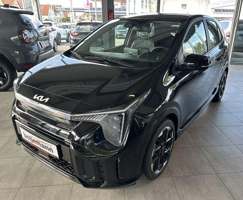 Schwarz Neu 2025 Kia Picanto GT-Line Kleinwagen | 19.990 € (Fairer Preis) - Bild 1/4
