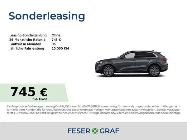 Tamboragrau metallic Neu 2025 Audi Q5 Ambiente SUV | 58.599 € (Guter Preis) - Bild 1/3